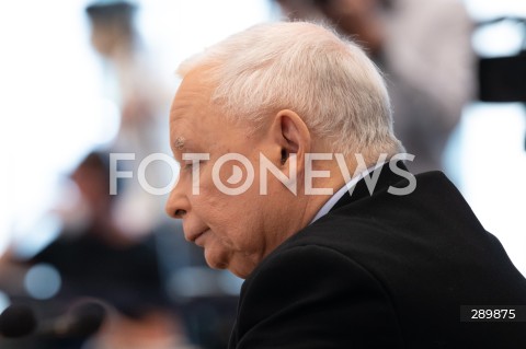  07.06.2024 WARSZAWA<br />
POSIEDZENIE KOMISJI SLEDCZEJ DS. AFERY WIZOWEJ<br />
PRZESLUCHANIE JAROSLAWA KACZYNSKIEGO<br />
N/Z JAROSLAW KACZYNSKI<br />
FOT. MARCIN BANASZKIEWICZ/FOTONEWS  