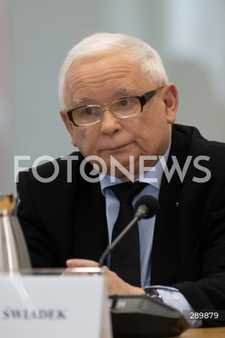  07.06.2024 WARSZAWA<br />
POSIEDZENIE KOMISJI SLEDCZEJ DS. AFERY WIZOWEJ<br />
PRZESLUCHANIE JAROSLAWA KACZYNSKIEGO<br />
N/Z JAROSLAW KACZYNSKI<br />
FOT. MARCIN BANASZKIEWICZ/FOTONEWS  