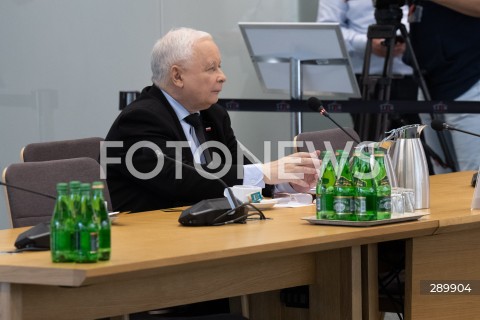  07.06.2024 WARSZAWA<br />
POSIEDZENIE KOMISJI SLEDCZEJ DS. AFERY WIZOWEJ<br />
PRZESLUCHANIE JAROSLAWA KACZYNSKIEGO<br />
N/Z JAROSLAW KACZYNSKI<br />
FOT. MARCIN BANASZKIEWICZ/FOTONEWS  