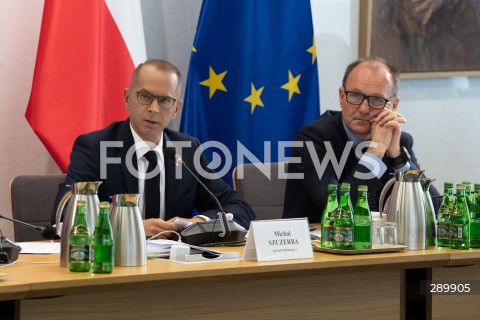  07.06.2024 WARSZAWA<br />
POSIEDZENIE KOMISJI SLEDCZEJ DS. AFERY WIZOWEJ<br />
PRZESLUCHANIE JAROSLAWA KACZYNSKIEGO<br />
N/Z MICHAL SZCZERBA MAREK SOWA<br />
FOT. MARCIN BANASZKIEWICZ/FOTONEWS  