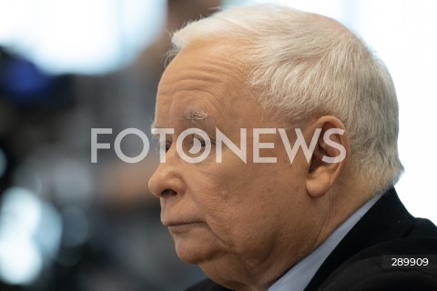  07.06.2024 WARSZAWA<br />
POSIEDZENIE KOMISJI SLEDCZEJ DS. AFERY WIZOWEJ<br />
PRZESLUCHANIE JAROSLAWA KACZYNSKIEGO<br />
N/Z JAROSLAW KACZYNSKI<br />
FOT. MARCIN BANASZKIEWICZ/FOTONEWS  