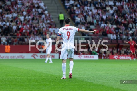  10.06.2024 WARSZAWA<br />
MECZ TOWARSZYSKI POLSKA - TURCJA NA PGE NARODOWYM W WARSZAWIE<br />
N/Z ROBERT LEWANDOWSKI<br />
FOT. ANTONI BYSZEWSKI/FOTONEWS 