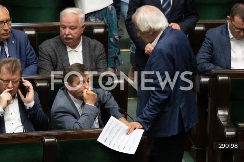  14.06.2024 WARSZAWA<br />
13. POSIEDZENIE SEJMU RP<br />
N/Z MAREK KUCHCINSKI RYSZARD TERLECKI<br />
FOT. MARCIN BANASZKIEWICZ/FOTONEWS  