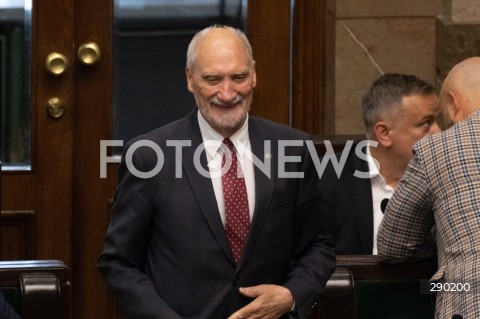  14.06.2024 WARSZAWA<br />
13. POSIEDZENIE SEJMU RP<br />
N/Z ANTONI MACIEREWICZ<br />
FOT. MARCIN BANASZKIEWICZ/FOTONEWS  