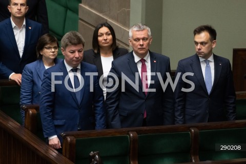  14.06.2024 WARSZAWA<br />
13. POSIEDZENIE SEJMU RP<br />
N/Z JAN GRABIEC TOMASZ SIEMONIAK ANDRZEJ DOMANSKI<br />
FOT. MARCIN BANASZKIEWICZ/FOTONEWS  