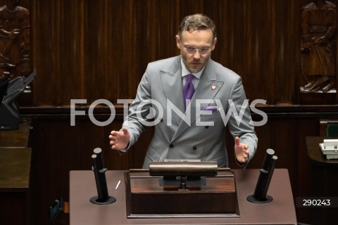  14.06.2024 WARSZAWA<br />
13. POSIEDZENIE SEJMU RP<br />
N/Z ZBIGNIEW BOGUCKI<br />
FOT. MARCIN BANASZKIEWICZ/FOTONEWS  