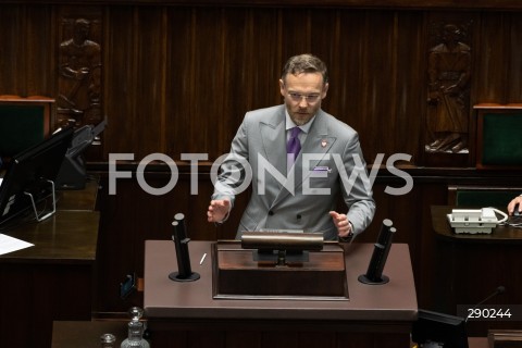  14.06.2024 WARSZAWA<br />
13. POSIEDZENIE SEJMU RP<br />
N/Z ZBIGNIEW BOGUCKI<br />
FOT. MARCIN BANASZKIEWICZ/FOTONEWS  