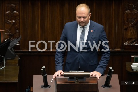  14.06.2024 WARSZAWA<br />
13. POSIEDZENIE SEJMU RP<br />
N/Z WITOLD ZEMBACZYNSKI<br />
FOT. MARCIN BANASZKIEWICZ/FOTONEWS  