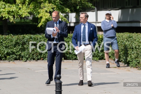  14.06.2024 WARSZAWA<br />
KONFERENCJA PRASOWA DARIUSZA JONSKIEGO I MICHALA SZCZERBY<br />
N/Z MICHAL SZCZERBA DARIUSZ JONSKI<br />
FOT. MARCIN BANASZKIEWICZ/FOTONEWS  