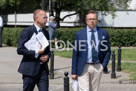  14.06.2024 WARSZAWA<br />
KONFERENCJA PRASOWA DARIUSZA JONSKIEGO I MICHALA SZCZERBY<br />
N/Z MICHAL SZCZERBA DARIUSZ JONSKI<br />
FOT. MARCIN BANASZKIEWICZ/FOTONEWS  