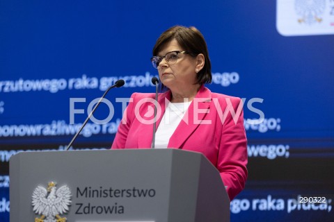  17.06.2024 WARSZAWA<br />
KONFERENCJA PRASOWA MINISTER ZDROWIA IZABELI LESZCZYNY NT. NOWEJ LISTY LEKOW REFUNDOWANYCH<br />
N/Z IZABELA LESZCZYNA<br />
FOT. ANTONI BYSZEWSKI/FOTONEWS 