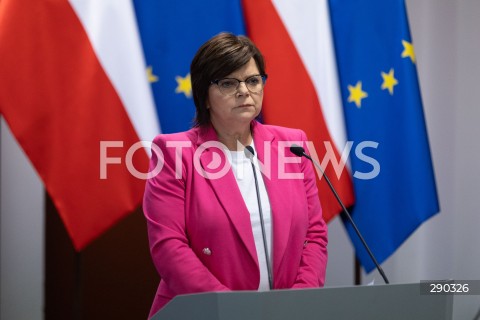  17.06.2024 WARSZAWA<br />
KONFERENCJA PRASOWA MINISTER ZDROWIA IZABELI LESZCZYNY NT. NOWEJ LISTY LEKOW REFUNDOWANYCH<br />
N/Z IZABELA LESZCZYNA<br />
FOT. ANTONI BYSZEWSKI/FOTONEWS 