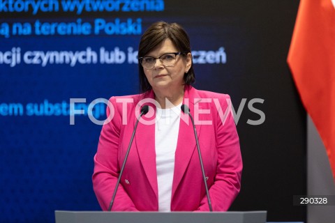  17.06.2024 WARSZAWA<br />
KONFERENCJA PRASOWA MINISTER ZDROWIA IZABELI LESZCZYNY NT. NOWEJ LISTY LEKOW REFUNDOWANYCH<br />
N/Z IZABELA LESZCZYNA<br />
FOT. ANTONI BYSZEWSKI/FOTONEWS 