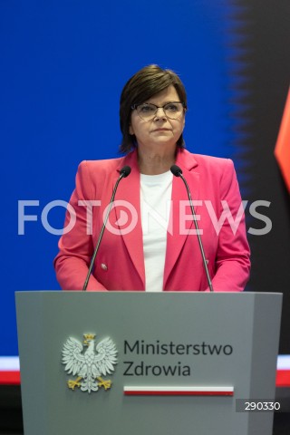  17.06.2024 WARSZAWA<br />
KONFERENCJA PRASOWA MINISTER ZDROWIA IZABELI LESZCZYNY NT. NOWEJ LISTY LEKOW REFUNDOWANYCH<br />
N/Z IZABELA LESZCZYNA<br />
FOT. ANTONI BYSZEWSKI/FOTONEWS 