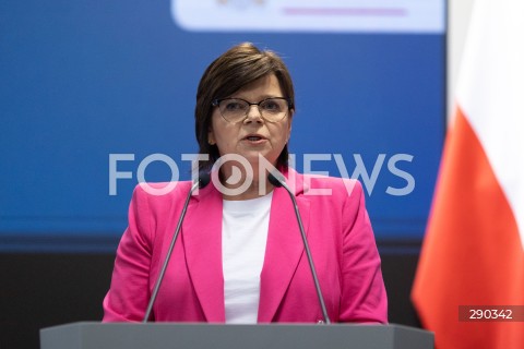  17.06.2024 WARSZAWA<br />
KONFERENCJA PRASOWA MINISTER ZDROWIA IZABELI LESZCZYNY NT. NOWEJ LISTY LEKOW REFUNDOWANYCH<br />
N/Z IZABELA LESZCZYNA<br />
FOT. ANTONI BYSZEWSKI/FOTONEWS 