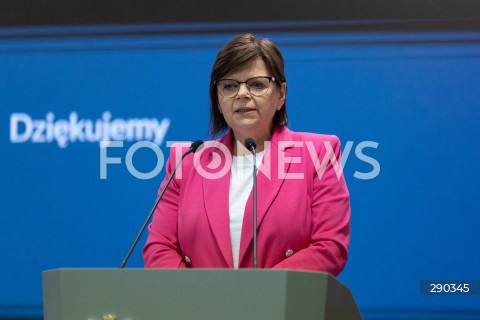  17.06.2024 WARSZAWA<br />
KONFERENCJA PRASOWA MINISTER ZDROWIA IZABELI LESZCZYNY NT. NOWEJ LISTY LEKOW REFUNDOWANYCH<br />
N/Z IZABELA LESZCZYNA<br />
FOT. ANTONI BYSZEWSKI/FOTONEWS 