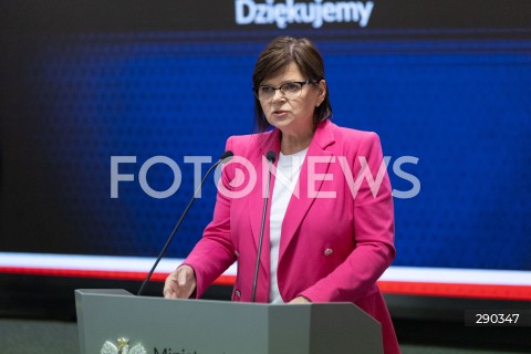  17.06.2024 WARSZAWA<br />
KONFERENCJA PRASOWA MINISTER ZDROWIA IZABELI LESZCZYNY NT. NOWEJ LISTY LEKOW REFUNDOWANYCH<br />
N/Z IZABELA LESZCZYNA<br />
FOT. ANTONI BYSZEWSKI/FOTONEWS 