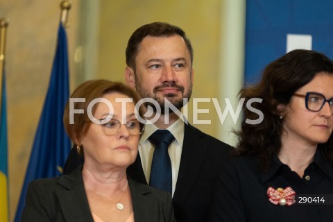  18.06.2024 WARSZAWA<br />
KONFERENCJA PRASOWA PREZYDENTOW MIAST WCHODZACYCH W SKLAD UNII METROPOLII POLSKICH<br />
N/Z ALEKSANDER MISZALSKI<br />
FOT. ANTONI BYSZEWSKI/FOTONEWS 