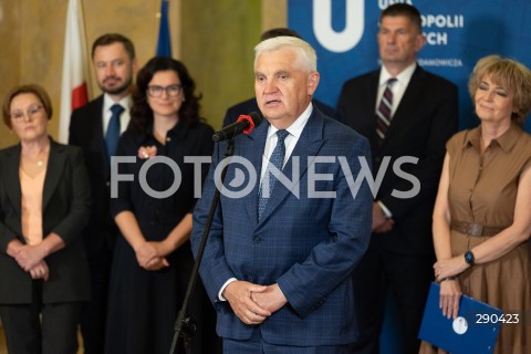  18.06.2024 WARSZAWA<br />
KONFERENCJA PRASOWA PREZYDENTOW MIAST WCHODZACYCH W SKLAD UNII METROPOLII POLSKICH<br />
N/Z TADEUSZ TRUSKOLASKI<br />
FOT. ANTONI BYSZEWSKI/FOTONEWS 