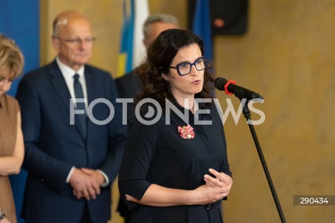  18.06.2024 WARSZAWA<br />
KONFERENCJA PRASOWA PREZYDENTOW MIAST WCHODZACYCH W SKLAD UNII METROPOLII POLSKICH<br />
N/Z ALEKSANDRA DULKIEWICZ<br />
FOT. ANTONI BYSZEWSKI/FOTONEWS 