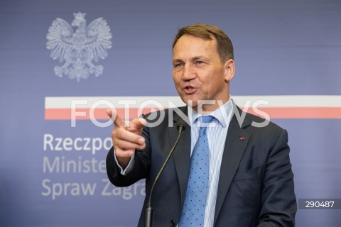 Konferencja ministrów spraw zagranicznych Polski i Szwecji w Warszawie
