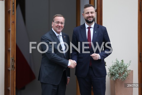 Spotkanie ministrów obrony narodowej Polski i Niemiec w Warszawie