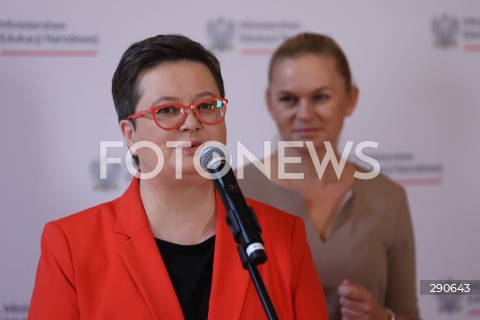  02.07.2024 WARSZAWA<br />
KONFERENCJA PRASOWA DOT. WSPOLPRACY MEN I WOSP W ZAKRESIE NAUKI PIERWSZEJ POMOCY W SZKOLACH<br />
N/Z KATARZYNA LUBNAUER<br />
FOT. ANTONI BYSZEWSKI/FOTONEWS 