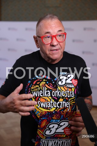  02.07.2024 WARSZAWA<br />
KONFERENCJA PRASOWA DOT. WSPOLPRACY MEN I WOSP W ZAKRESIE NAUKI PIERWSZEJ POMOCY W SZKOLACH<br />
N/Z JERZY JUREK OWSIAK<br />
FOT. ANTONI BYSZEWSKI/FOTONEWS 