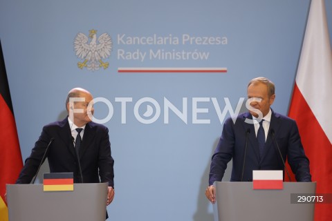  02.07.2024 WARSZAWA<br />
KONFERENCJA PRASOWA PREMIERA DONALDA TUSKA ORAZ KANCLERZA NIEMIEC OLAFA SCHOLZA<br />
N/Z OLAF SCHOLZ DONALD TUSK<br />
FOT. ANTONI BYSZEWSKI/FOTONEWS 