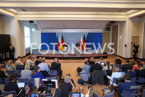  02.07.2024 WARSZAWA<br />
KONFERENCJA PRASOWA PREMIERA DONALDA TUSKA ORAZ KANCLERZA NIEMIEC OLAFA SCHOLZA<br />
N/Z OLAF SCHOLZ DONALD TUSK<br />
FOT. ANTONI BYSZEWSKI/FOTONEWS 