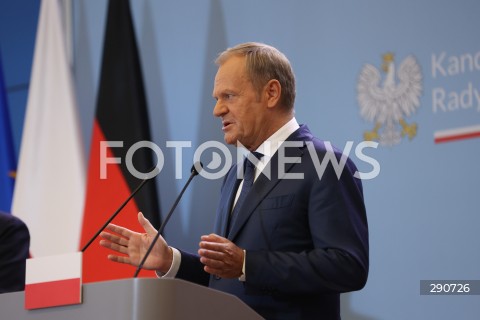  02.07.2024 WARSZAWA<br />
KONFERENCJA PRASOWA PREMIERA DONALDA TUSKA ORAZ KANCLERZA NIEMIEC OLAFA SCHOLZA<br />
N/Z DONALD TUSK<br />
FOT. ANTONI BYSZEWSKI/FOTONEWS 