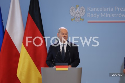  02.07.2024 WARSZAWA<br />
KONFERENCJA PRASOWA PREMIERA DONALDA TUSKA ORAZ KANCLERZA NIEMIEC OLAFA SCHOLZA<br />
N/Z OLAF SCHOLZ<br />
FOT. ANTONI BYSZEWSKI/FOTONEWS 