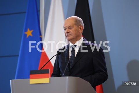  02.07.2024 WARSZAWA<br />
KONFERENCJA PRASOWA PREMIERA DONALDA TUSKA ORAZ KANCLERZA NIEMIEC OLAFA SCHOLZA<br />
N/Z OLAF SCHOLZ<br />
FOT. ANTONI BYSZEWSKI/FOTONEWS 