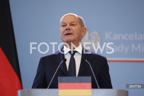  02.07.2024 WARSZAWA<br />
KONFERENCJA PRASOWA PREMIERA DONALDA TUSKA ORAZ KANCLERZA NIEMIEC OLAFA SCHOLZA<br />
N/Z OLAF SCHOLZ<br />
FOT. ANTONI BYSZEWSKI/FOTONEWS 