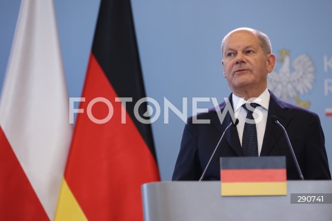  02.07.2024 WARSZAWA<br />
KONFERENCJA PRASOWA PREMIERA DONALDA TUSKA ORAZ KANCLERZA NIEMIEC OLAFA SCHOLZA<br />
N/Z OLAF SCHOLZ<br />
FOT. ANTONI BYSZEWSKI/FOTONEWS 