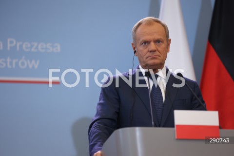  02.07.2024 WARSZAWA<br />
KONFERENCJA PRASOWA PREMIERA DONALDA TUSKA ORAZ KANCLERZA NIEMIEC OLAFA SCHOLZA<br />
N/Z DONALD TUSK<br />
FOT. ANTONI BYSZEWSKI/FOTONEWS 