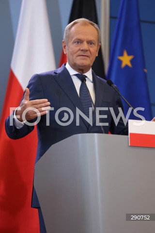  02.07.2024 WARSZAWA<br />
KONFERENCJA PRASOWA PREMIERA DONALDA TUSKA ORAZ KANCLERZA NIEMIEC OLAFA SCHOLZA<br />
N/Z DONALD TUSK<br />
FOT. ANTONI BYSZEWSKI/FOTONEWS 