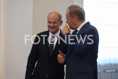  02.07.2024 WARSZAWA<br />
KONFERENCJA PRASOWA PREMIERA DONALDA TUSKA ORAZ KANCLERZA NIEMIEC OLAFA SCHOLZA<br />
N/Z OLAF SCHOLZ DONALD TUSK<br />
FOT. ANTONI BYSZEWSKI/FOTONEWS 