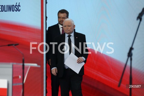  02.07.2024 WARSZAWA<br />
OSWIADCZENIE PREZESA PIS JAROSLAWA KACZYNSKIEGO ORAZ WICEPREZESA PIS JOACHIMA BRUDZINSKIEGO<br />
N/Z JAROSLAW KACZYNSKI<br />
FOT. ANTONI BYSZEWSKI/FOTONEWS 