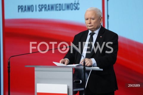  02.07.2024 WARSZAWA<br />
OSWIADCZENIE PREZESA PIS JAROSLAWA KACZYNSKIEGO ORAZ WICEPREZESA PIS JOACHIMA BRUDZINSKIEGO<br />
N/Z JAROSLAW KACZYNSKI<br />
FOT. ANTONI BYSZEWSKI/FOTONEWS 