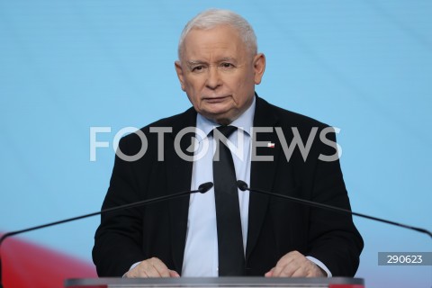  02.07.2024 WARSZAWA<br />
OSWIADCZENIE PREZESA PIS JAROSLAWA KACZYNSKIEGO ORAZ WICEPREZESA PIS JOACHIMA BRUDZINSKIEGO<br />
N/Z JAROSLAW KACZYNSKI<br />
FOT. ANTONI BYSZEWSKI/FOTONEWS 