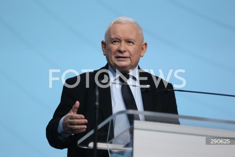 Oświadczenie Jarosława Kaczyńskiego w Warszawie