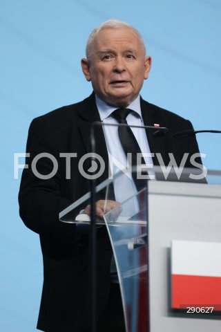  02.07.2024 WARSZAWA<br />
OSWIADCZENIE PREZESA PIS JAROSLAWA KACZYNSKIEGO ORAZ WICEPREZESA PIS JOACHIMA BRUDZINSKIEGO<br />
N/Z JAROSLAW KACZYNSKI<br />
FOT. ANTONI BYSZEWSKI/FOTONEWS 