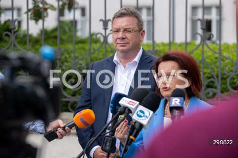  03.07.2024 WARSZAWA<br />
KONFERENCJA PRASOWA POLITYKOW SUWERENNEJ POLSKI<br />
N/Z MICHAL WOJCIK MARIA KUROWSKA<br />
FOT. MARCIN BANASZKIEWICZ/FOTONEWS  