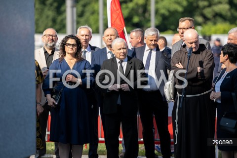  10.07.2024 WARSZAWA <br />
OBCHODY MIESIECZNICY SMOLENSKIEJ <br />
N/Z JAROSLAW KACZYNSKI DOROTA ARCISZEWSKA MIELEWCZYK <br />
FOT. MARCIN BANASZKIEWICZ/FOTONEWS  