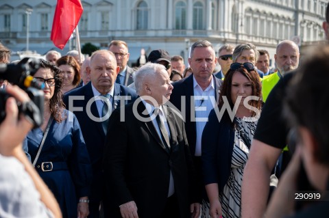  10.07.2024 WARSZAWA <br />
OBCHODY MIESIECZNICY SMOLENSKIEJ <br />
N/Z JAROSLAW KACZYNSKI <br />
FOT. MARCIN BANASZKIEWICZ/FOTONEWS  