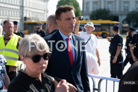  10.07.2024 WARSZAWA <br />
OBCHODY MIESIECZNICY SMOLENSKIEJ <br />
N/Z JAROSLAW SACHAJKO <br />
FOT. MARCIN BANASZKIEWICZ/FOTONEWS  