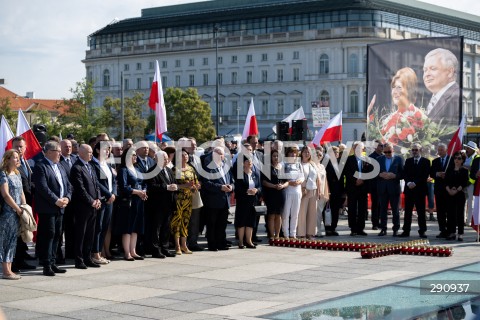  10.07.2024 WARSZAWA <br />
OBCHODY MIESIECZNICY SMOLENSKIEJ <br />
N/Z JAROSLAW KACZYNSKI <br />
FOT. MARCIN BANASZKIEWICZ/FOTONEWS  