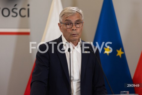  11.07.2024 WARSZAWA<br />
KONFERENCJA PRASOWA MINISTRA SPRAWIEDLIWOSCI ADAMA BODNARA I PELNOMOCNIKA DS. BIEGLYCH SADOWYCH  TADEUSZA TOMASZEWSKIEGO<br />
N/Z TADEUSZ TOMASZEWSKI<br />
FOT. ANTONI BYSZEWSKI/FOTONEWS 