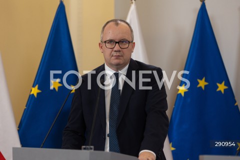  11.07.2024 WARSZAWA<br />
KONFERENCJA PRASOWA MINISTRA SPRAWIEDLIWOSCI ADAMA BODNARA I PELNOMOCNIKA DS. BIEGLYCH SADOWYCH  TADEUSZA TOMASZEWSKIEGO<br />
N/Z ADAM BODNAR<br />
FOT. ANTONI BYSZEWSKI/FOTONEWS 